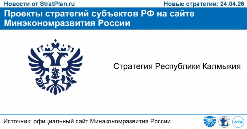 Проекты стратегий субъектов РФ на сайте Минэкономразвития России