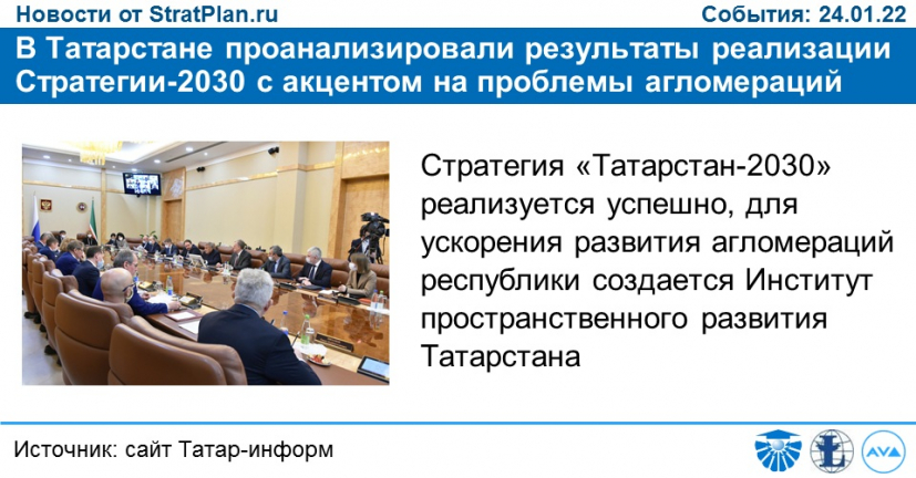В Татарстане проанализировали результаты реализации Стратегии-2030 с акцентом на проблемы агломераций
